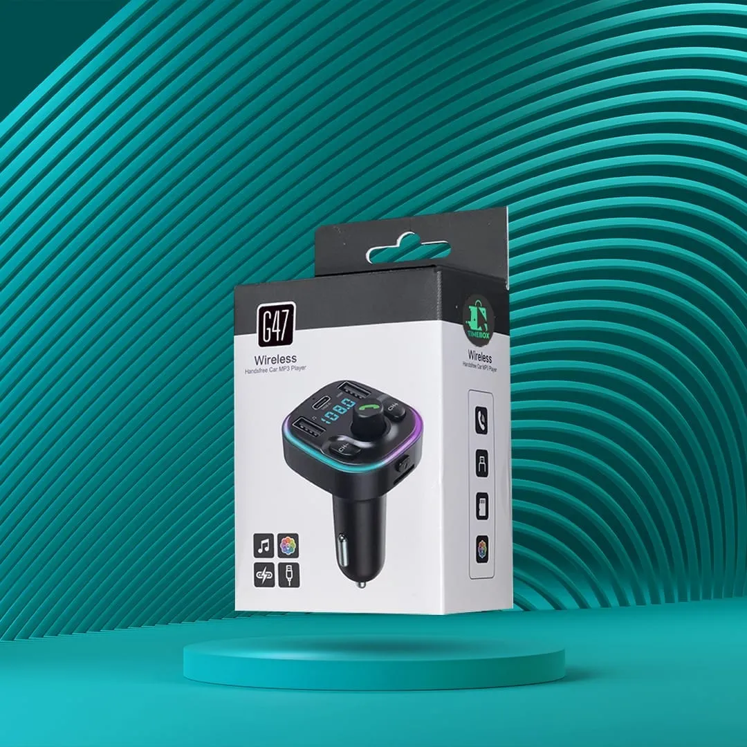 Timebox 10 functii modulator FM negru bluetooth
