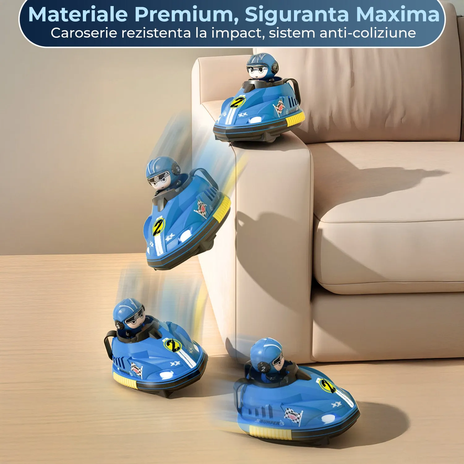 Timebox Drift masinute RC set 2 buc rosu+albastru ejectare
