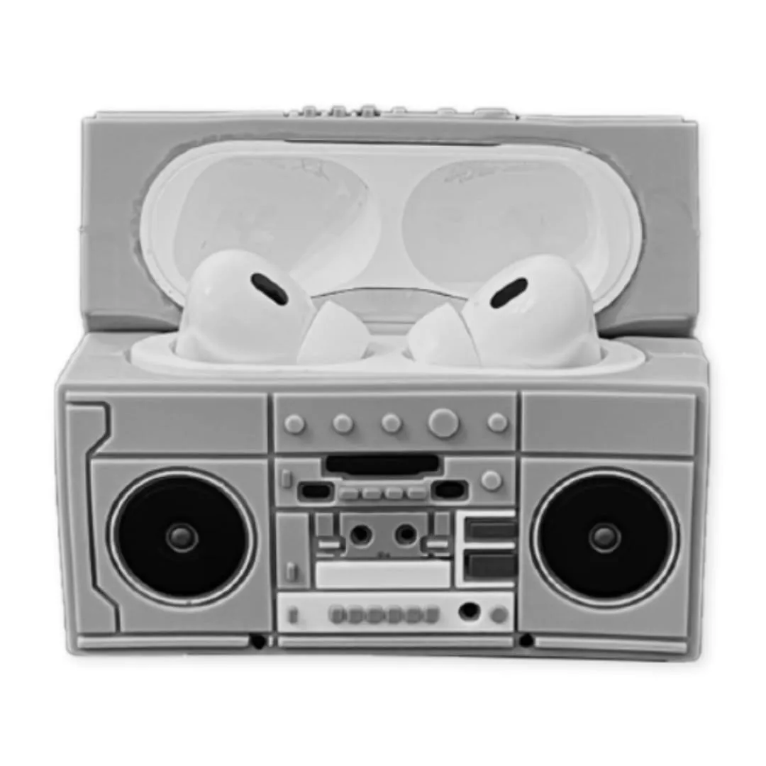 Timebox Husa protectie AirPods Pro Retro antisoc