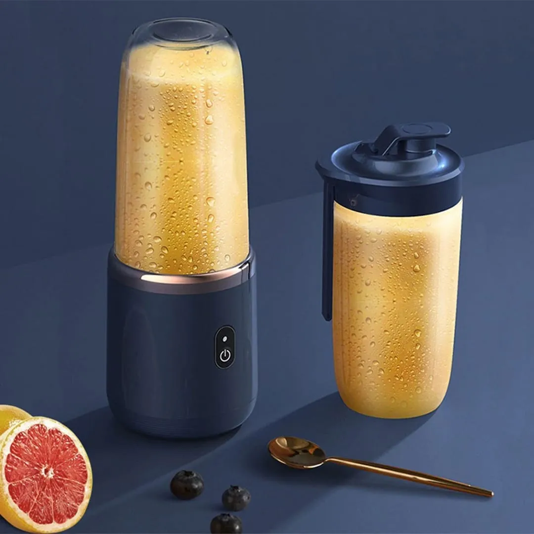 Timebox Mini blender portabil 400ml Albastru wireless