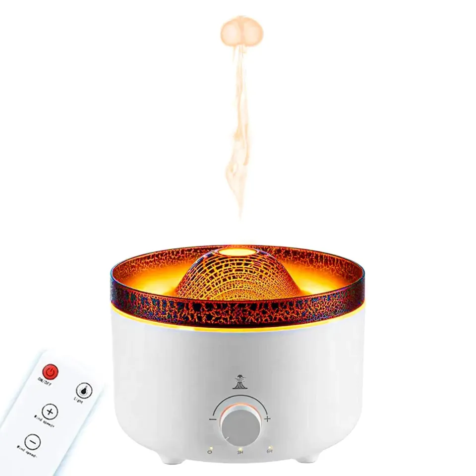Difuzor uleiuri Timebox Vulcan 560ml alb aromaterapie