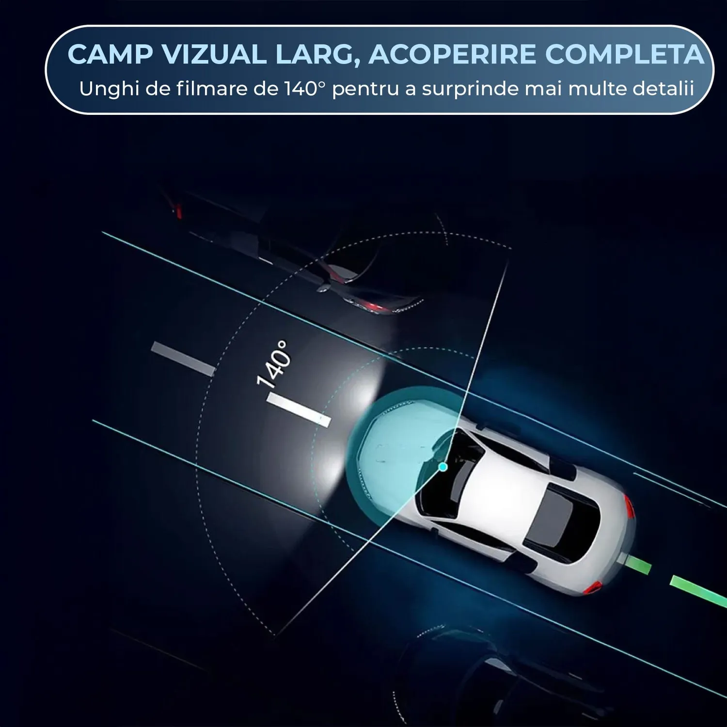 Cameră auto Timebox Full HD 1080p 170° tactilă