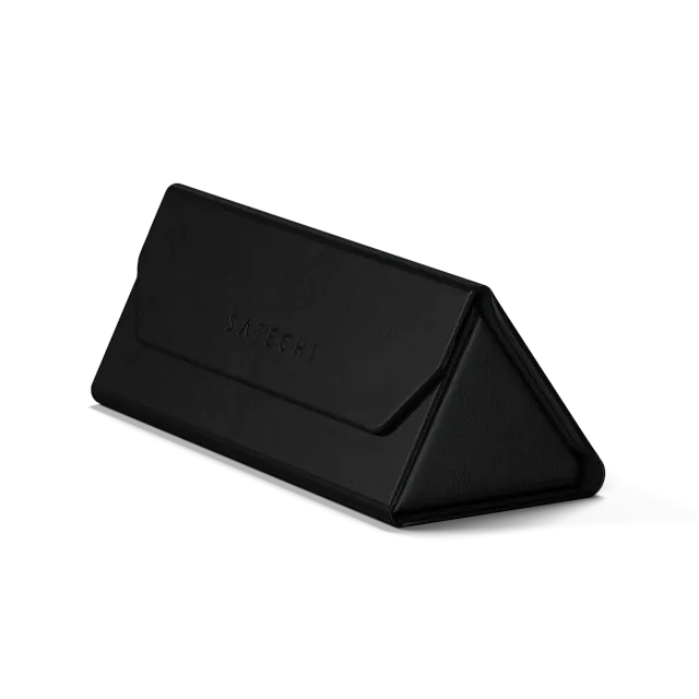 Satechi FindAll toc ochelari piele vegana negru Find My