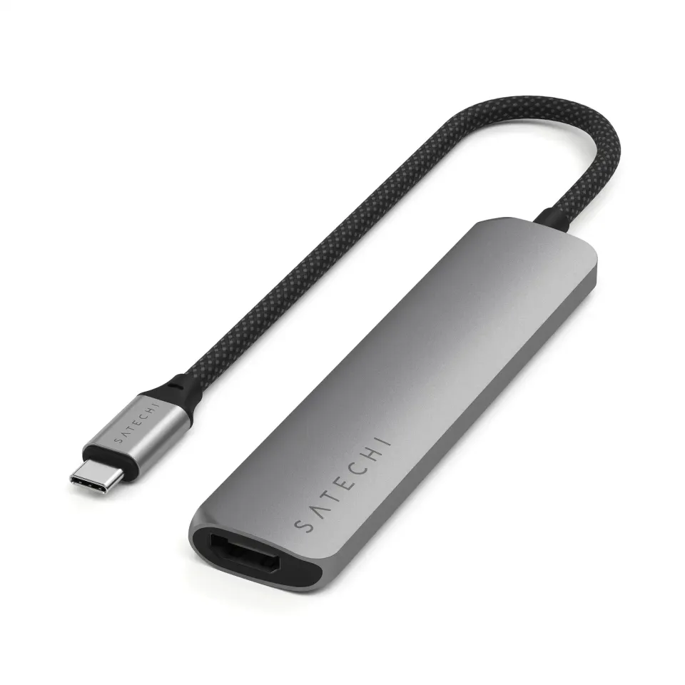 Satechi 6-in-1 Slim adaptor multiport USB-C HDMI 4K