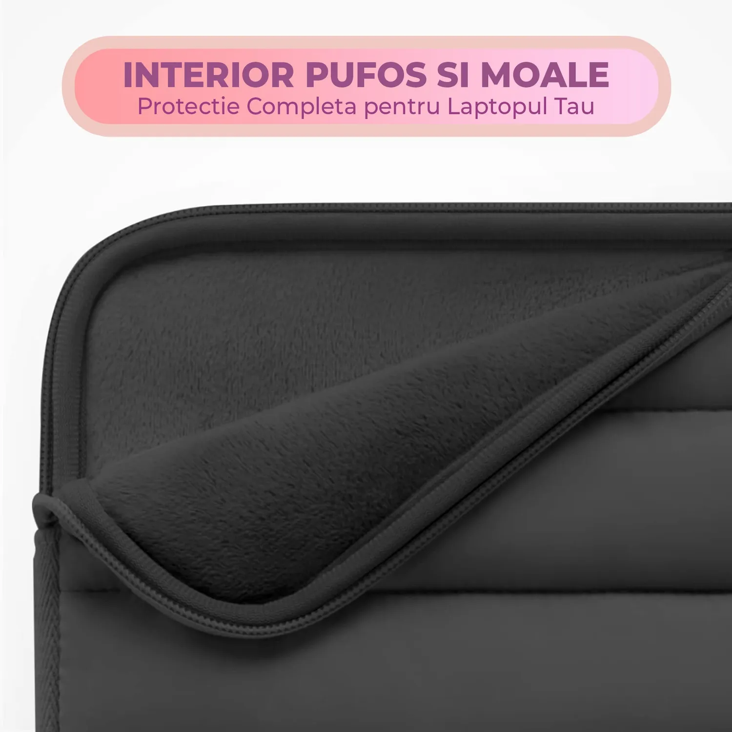 Timebox geantă laptop 15-16 inch neagră impermeabilă