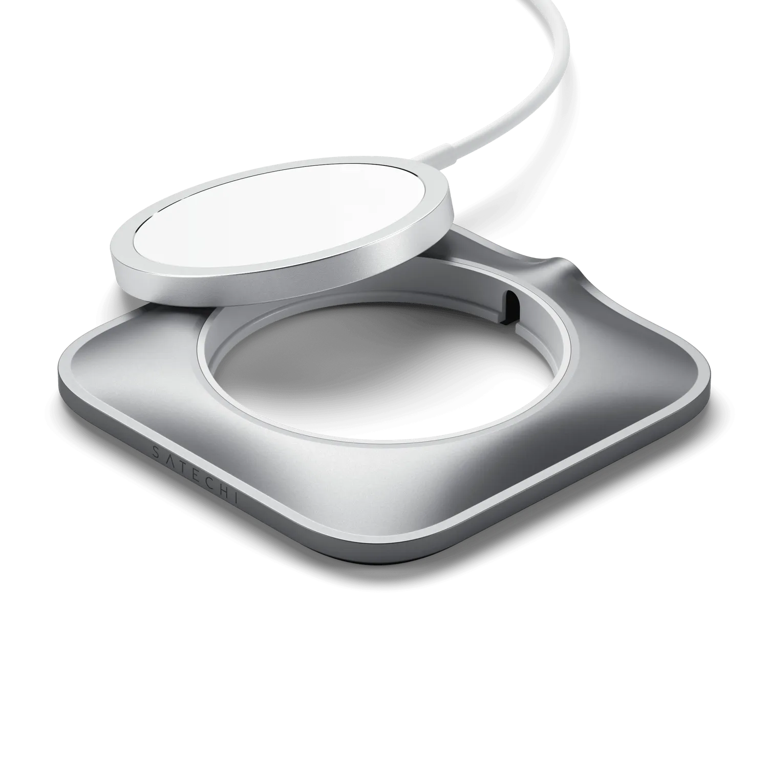 Satechi Aluminum Dock MagSafe suport incarcare Space Gray aluminiu