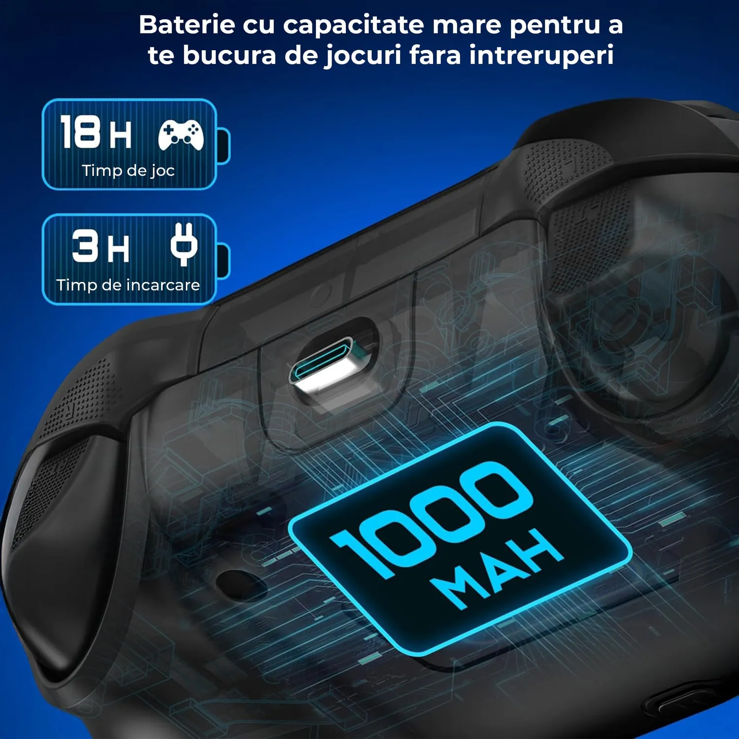 Timebox Controller Wireless RGB Turbo Negru 9 culori
