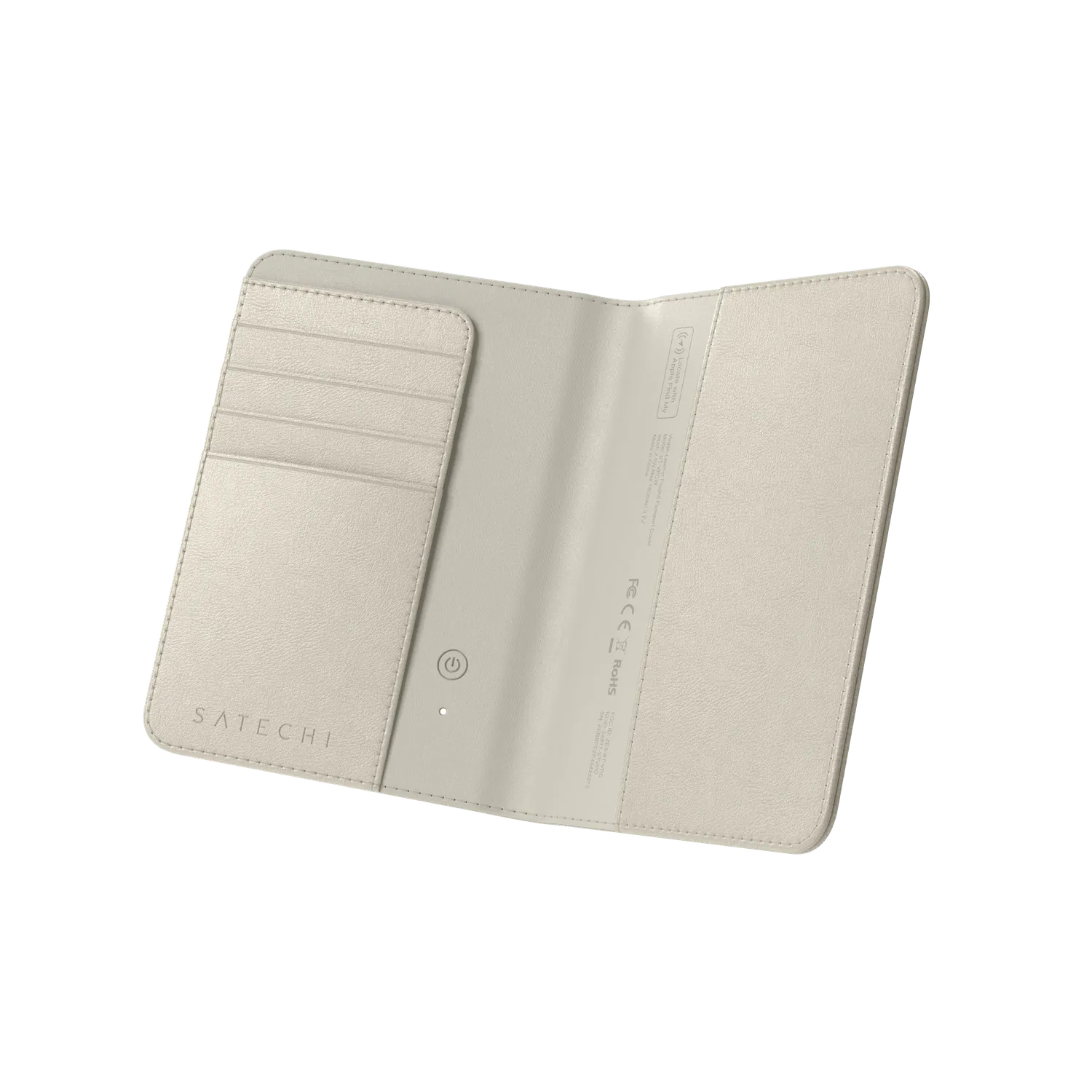 Satechi FindAll husa pasaport piele vegana negru RFID