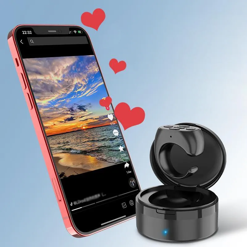 ACEELE S1 inel telecomanda Bluetooth negru