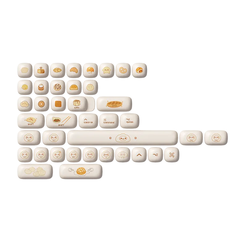 MonsGeek Steamed Buns capace taste 144 keycaps