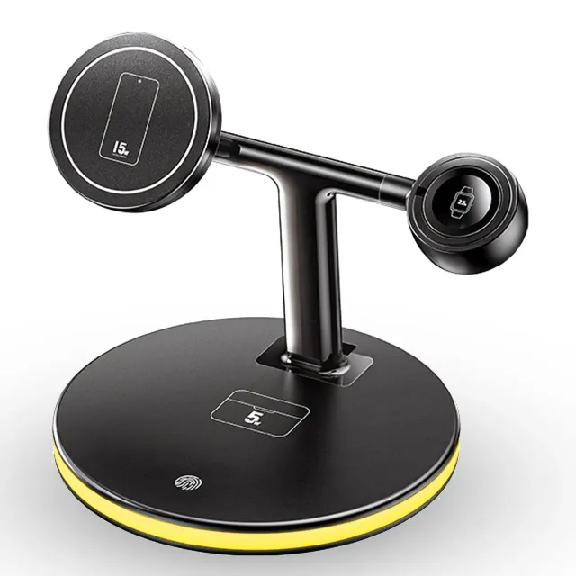Timebox incarcator wireless magnetic 4 in 1 cu suport lampa