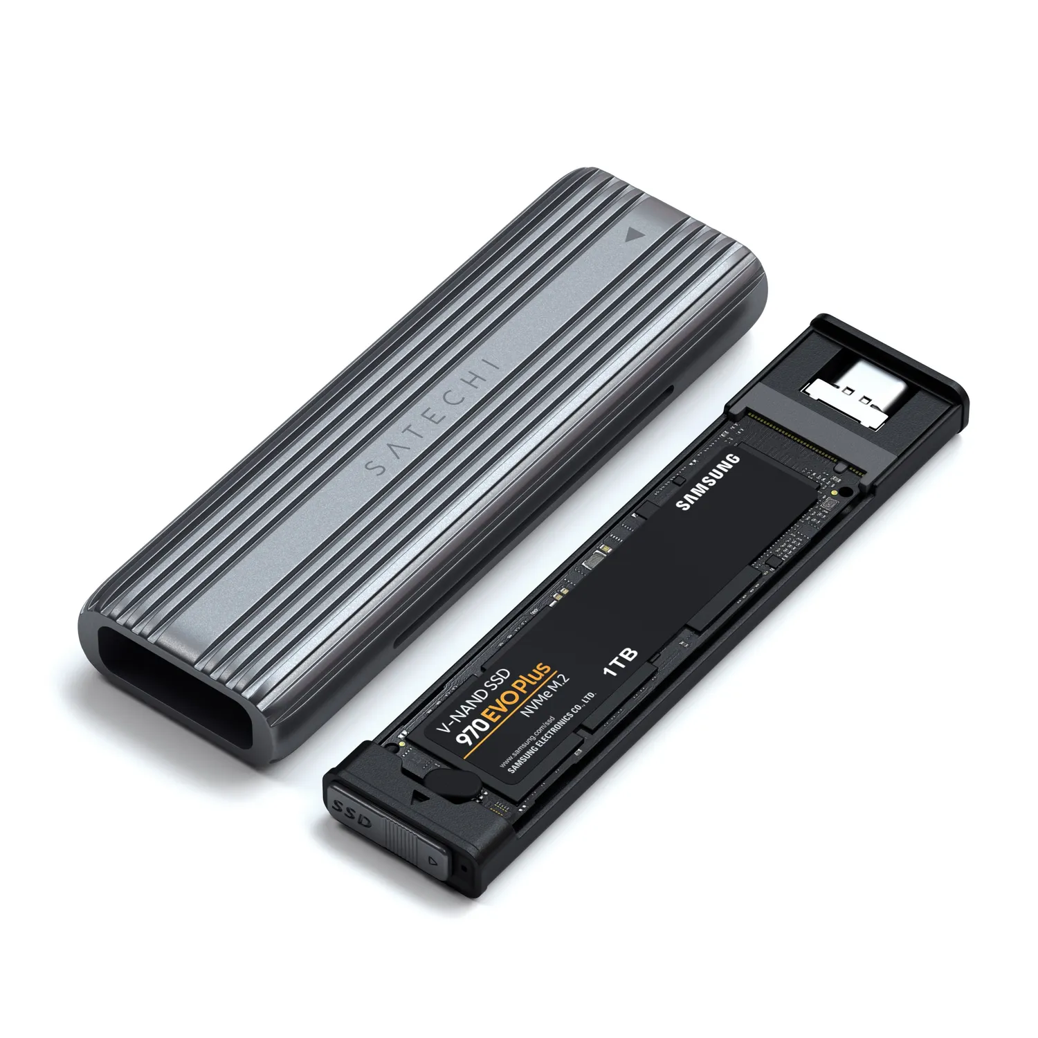 Satechi USB-C NVMe and SATA SSD carcasa SSD M.2 externa