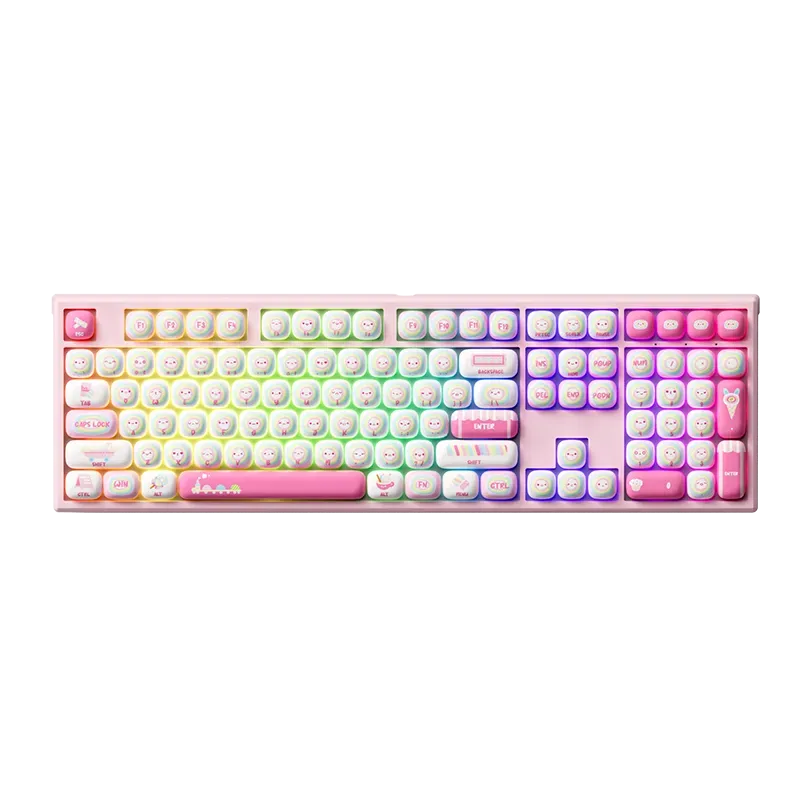 MonsGeek MG108B Rainbow Marshmallows tastatura mecanica Piano Pro
