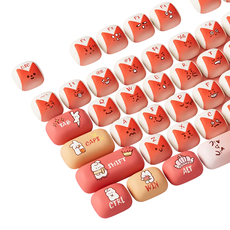 MonsGeek Bunny Apple set keycapuri 137 taste