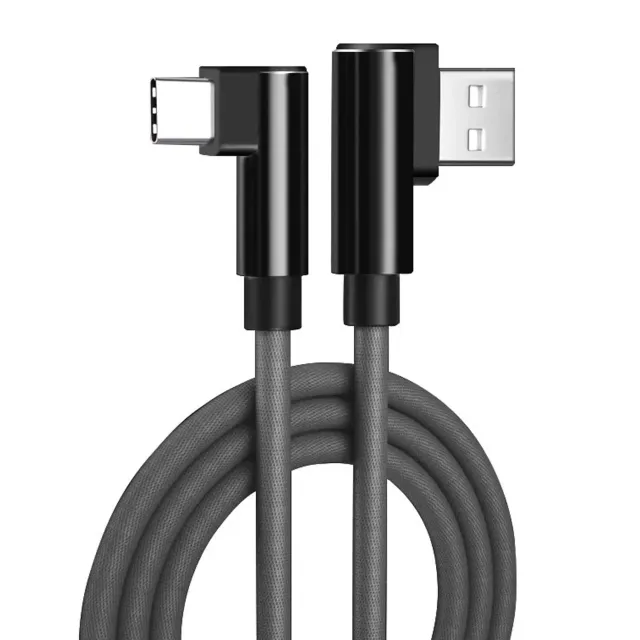 Timebox cablu date USB-Type-C 1m unghi 90 grade negru