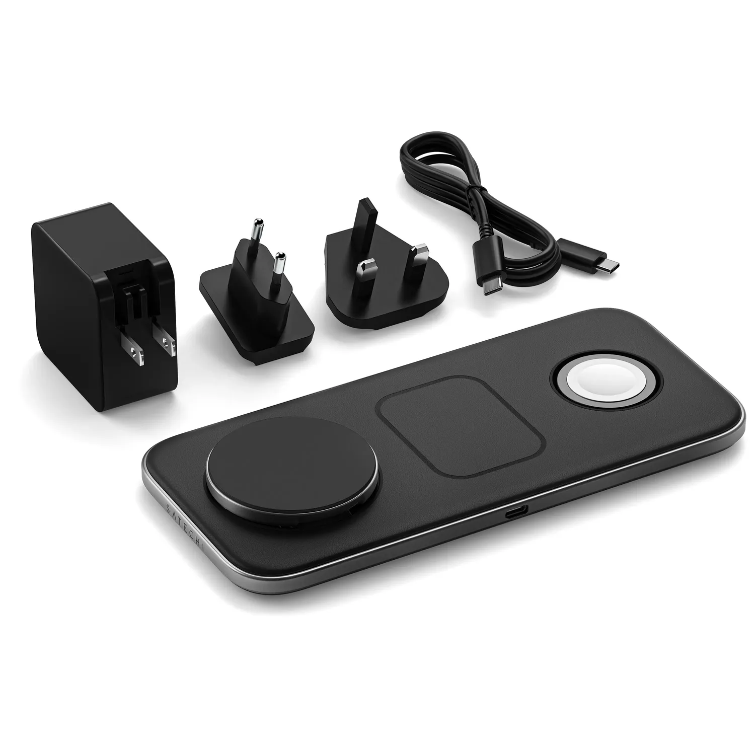 Satechi Qi2 Trio pad incarcare wireless 15W pliabil