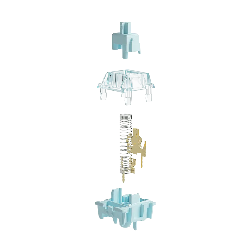 MonsGeek V5 Creamy Blue Pro Switch-uri Lubrifiate