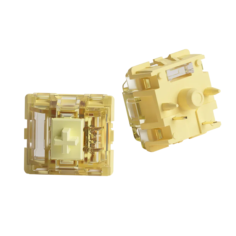MonsGeek V5 Creamy Yellow Pro switch tastatura lubrifiat