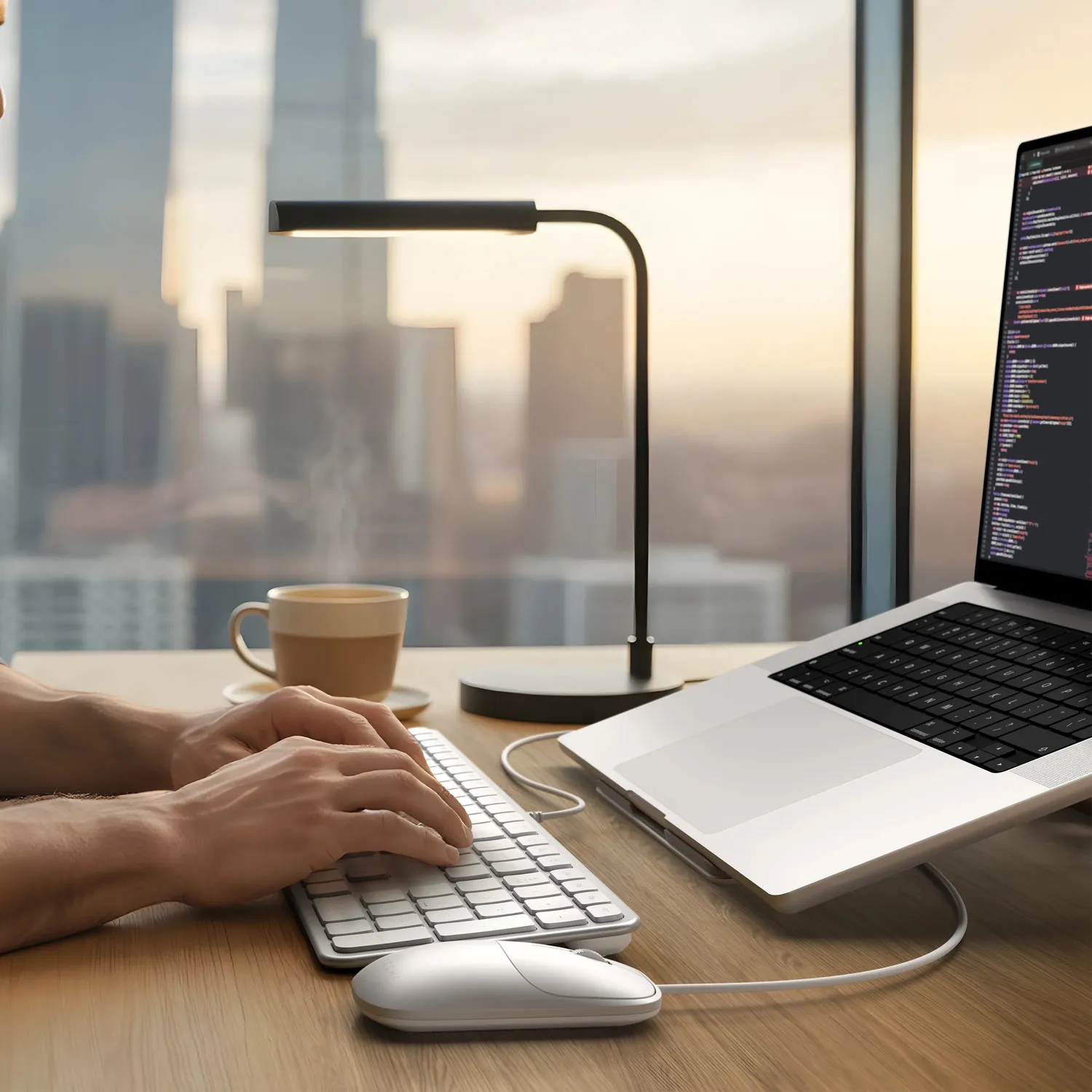 Satechi Slim LX3 tastatura cu fir argintie USB-C