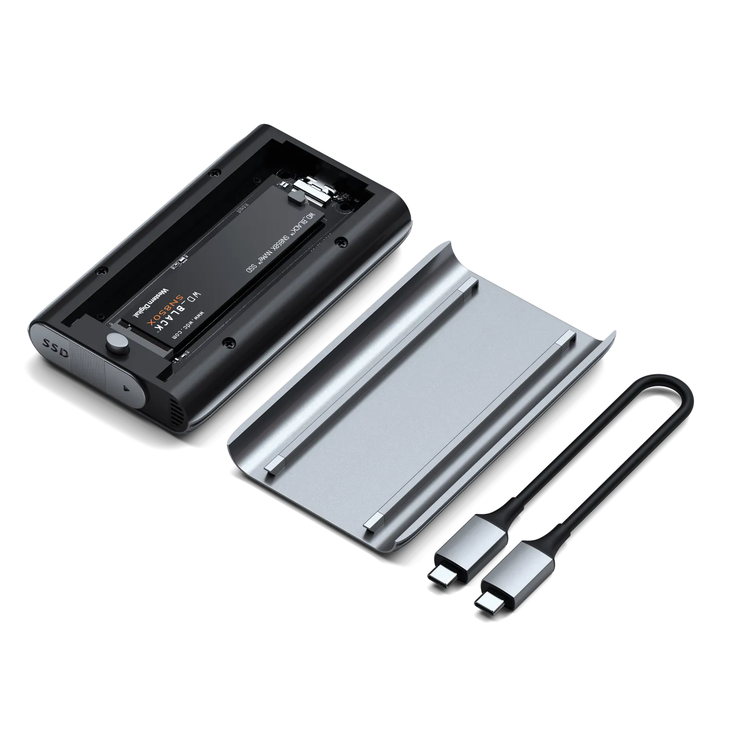 Satechi ST-EU4NPM carcasă SSD USB4 NVMe aluminiu