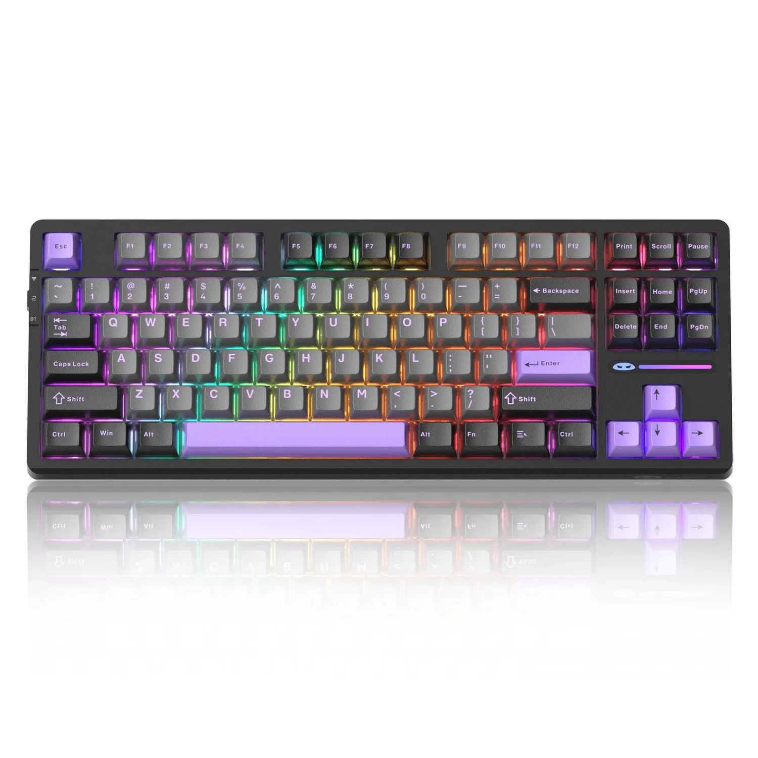 Timebox 80% tastatura mecanica gaming wireless mov RGB