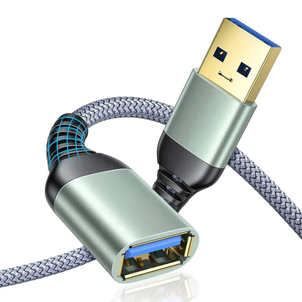 Timebox Extender cablu USB 3.0 Gri 2m placat aur