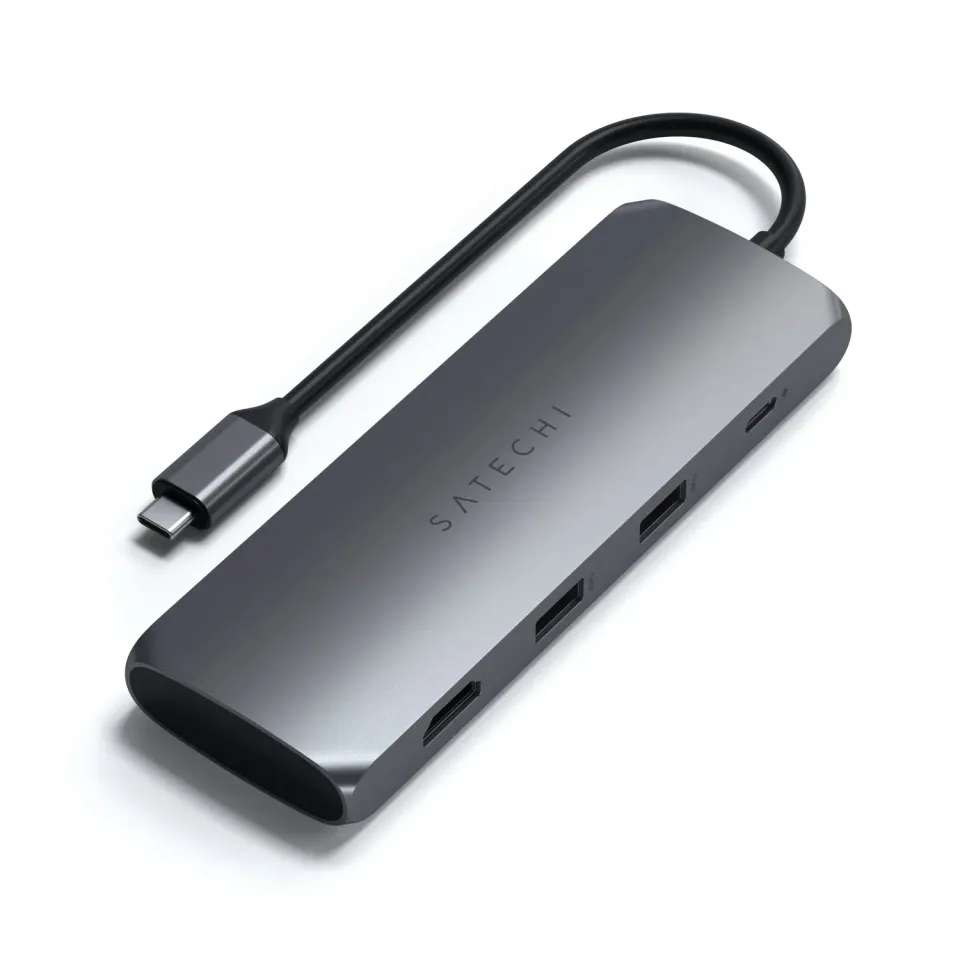Satechi USB-C Hybrid adaptor multiport SSD Space Gray